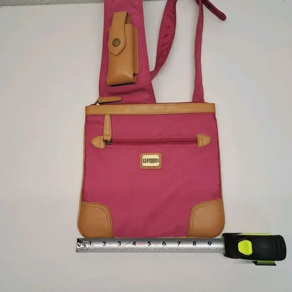 MAGGI B - Cross Body Bag Pink/Tan - Picture 1 of 5
